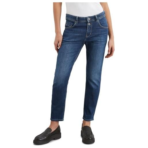 Marc O'Polo marc oߴpolo donna jeans parzialmente elasticizzati boyfriend fit, blu (cashmere dark blue wash), w31/l32