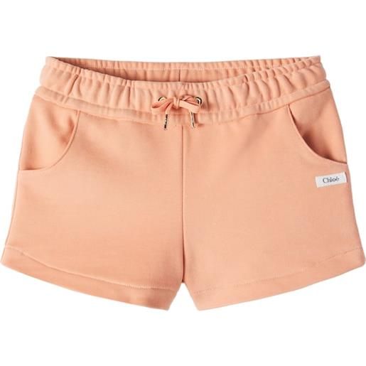 Chloe Kids chloã© kids shorts in jersey di cotone