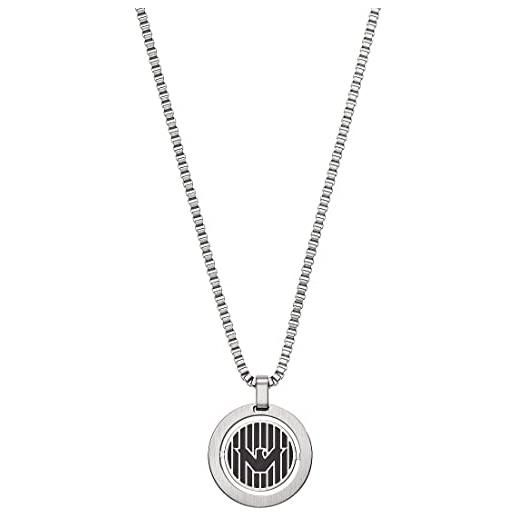 Collana Uomo In Acciaio Inox Con Chiusura A Moschettone - Lunghezza 55 Cm, Spessore 3 Mm, Gioiello Minimal E Resistente