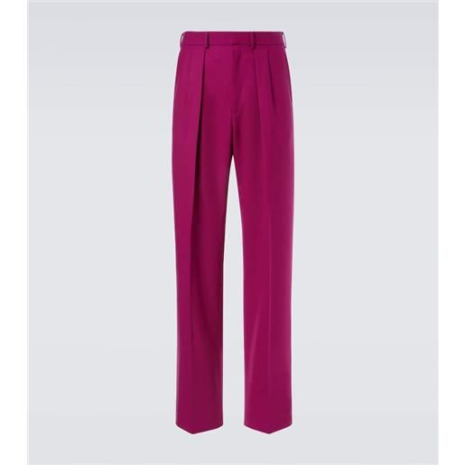 Tom Ford pantaloni da abito in twill di lana
