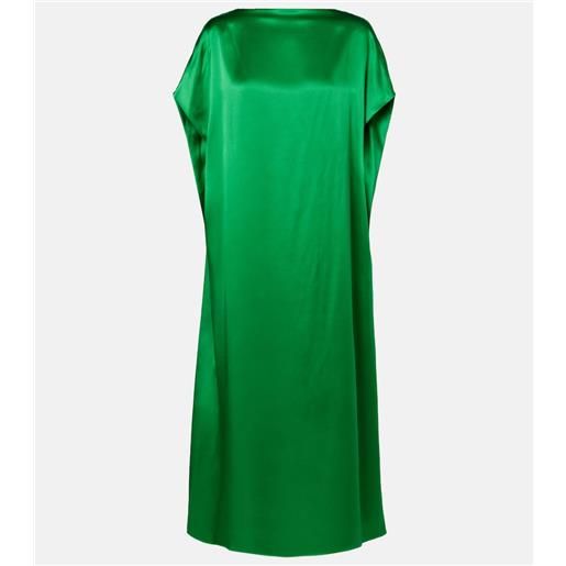 Dries Van Noten abito midi in raso di seta