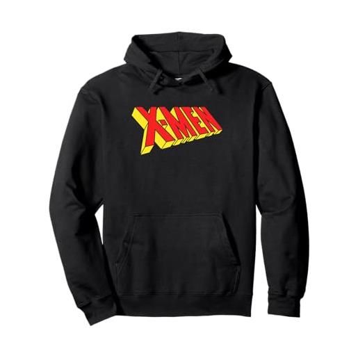 Marvel x-men red yellow blue classic felpa con cappuccio