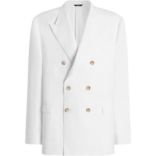 Dolce & Gabbana giacca doppiopetto - bianco