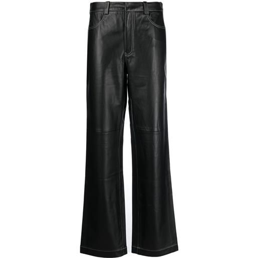 Axel Arigato pantaloni spencer dritti - nero