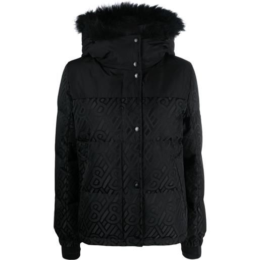 Yves Salomon giacca con cappuccio - nero