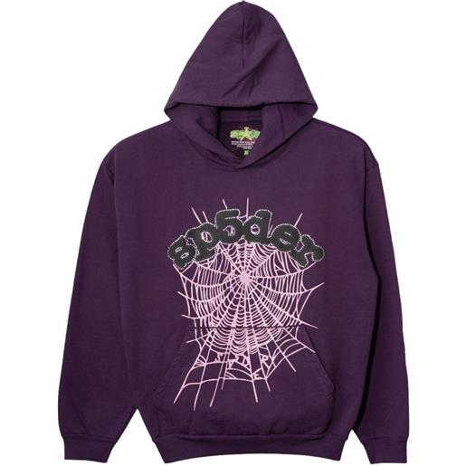 SP5DER felpa con cappuccio - viola