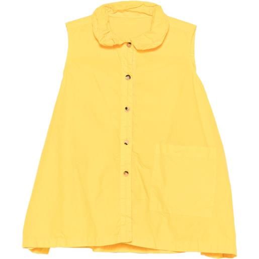 Ricorrrobe blusa con bottoni - giallo