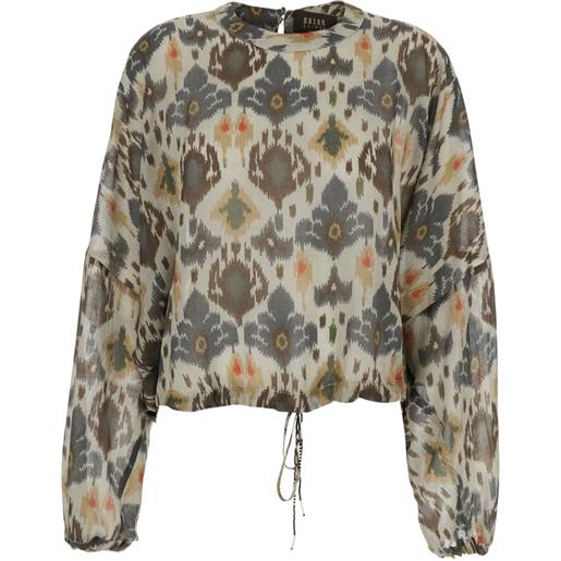 Bazar Deluxe blusa a maniche lunghe - toni neutri