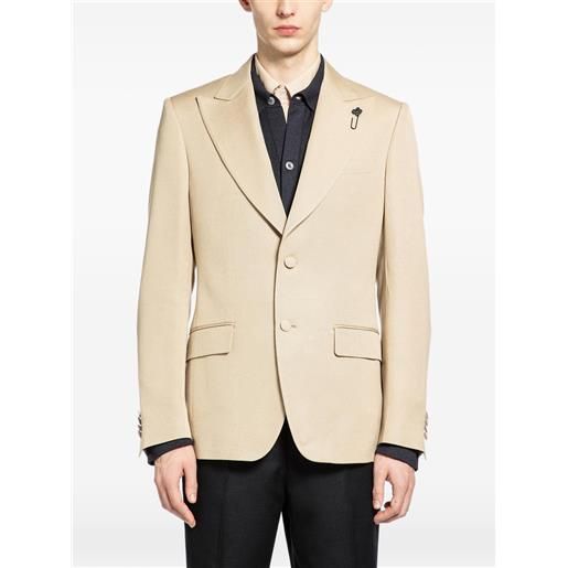 Lardini giacca con revers classici - toni neutri
