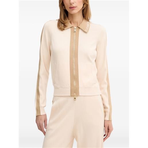 Elisabetta Franchi cardigan con zip - toni neutri