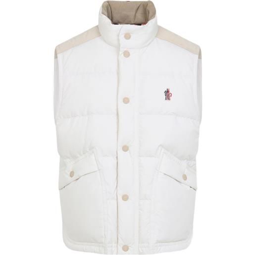 Moncler Grenoble piumino a coste - toni neutri