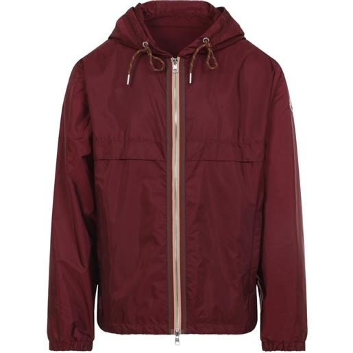 Moncler cappotto con cappuccio - rosso