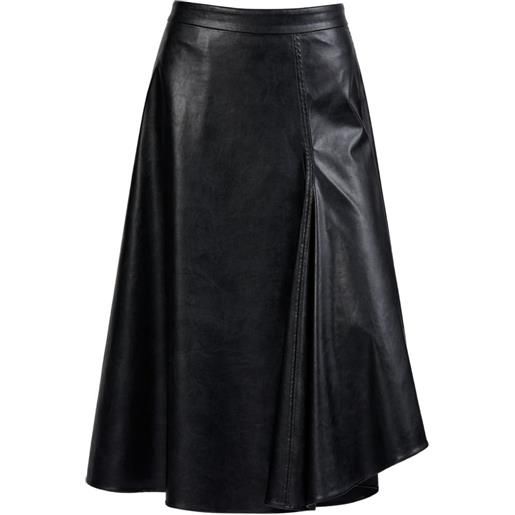 Barbara Bui gonna in pelle sintetica - nero