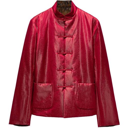 Shanghai Tang giacca reversibile - rosso