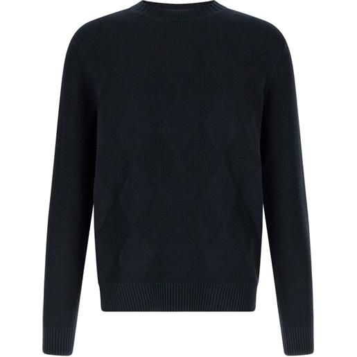 Ballantyne maglione con scollo rotondo - blu