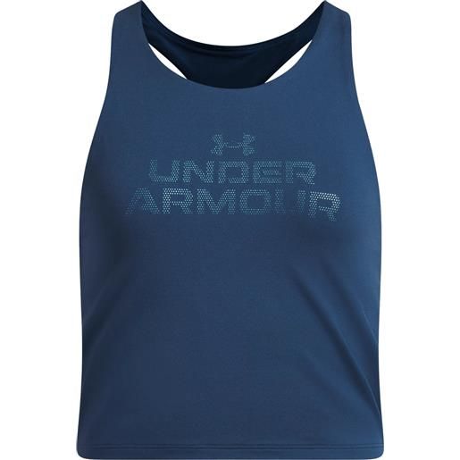 UNDER ARMOUR g motion branded crop tank canotta allenamento ragazza