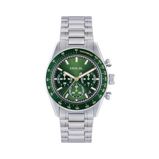 Breil Orologio UOMO SCORE quadrante MONO-COLORE NERO movimento CRONOGRAFO QUARZO e CINTURINO SILICONE GIALLO EW0635 : Binda Italia