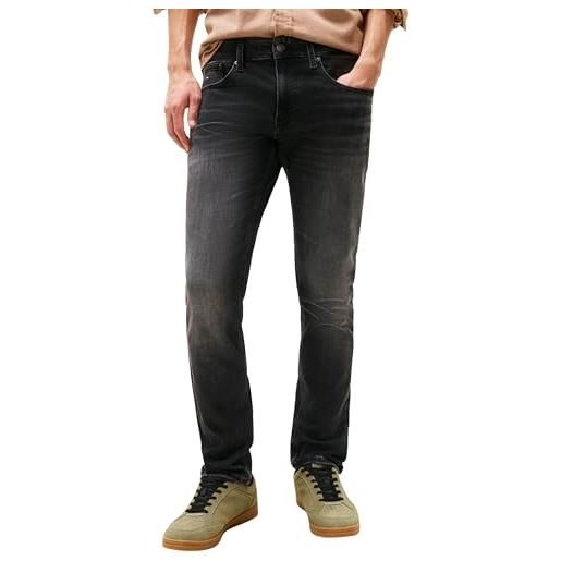 Tommy Jeans uomo jeans scanton slim fit, nero (denim black), 32w/32l
