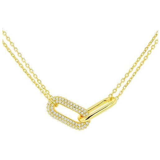 Collane e pendagli di lusso catene tondi in oro giallo | Acquisti Online su