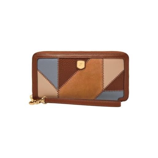 JONON Pochette Da Polso In Vera Pelle Donna - Borsa A Tracolla Con Cinturino, 20x13 Cm, Con Cerniera