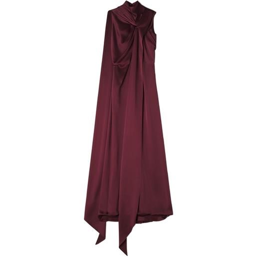 Lanvin tuta intera a collo alto - rosso