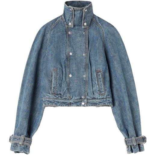 Lanvin giacca con scollo a imbuto - blu