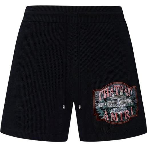 AMIRI shorts con logo - nero