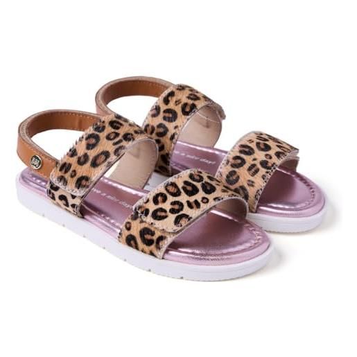 GIOSEPPO Newfane Sandali Donna Con T – Pelle Naturale Con Stampa Animalier E Strass, Comodi E Piatti, Ideali Per Matrimoni E Festività - 4