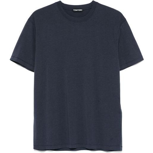 TOM FORD t-shirt girocollo - blu