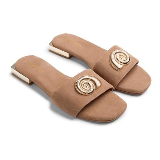 Sandali da donna formale oro pelle | Acquisti Online su
