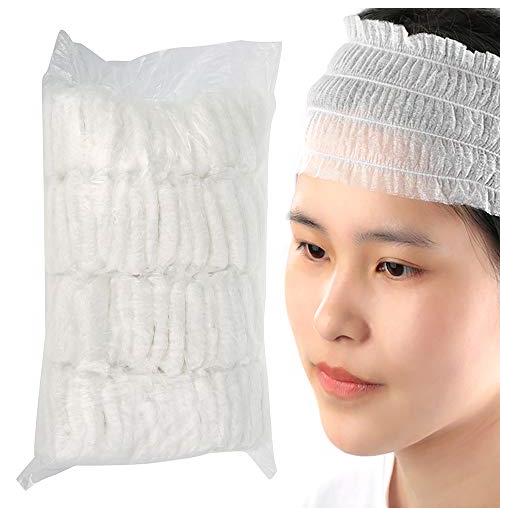 Fascia Per Capelli VOCOSTE A Pois: Elastica, Annodata, Gialla, In Cotone, Accessorio Donna - 3