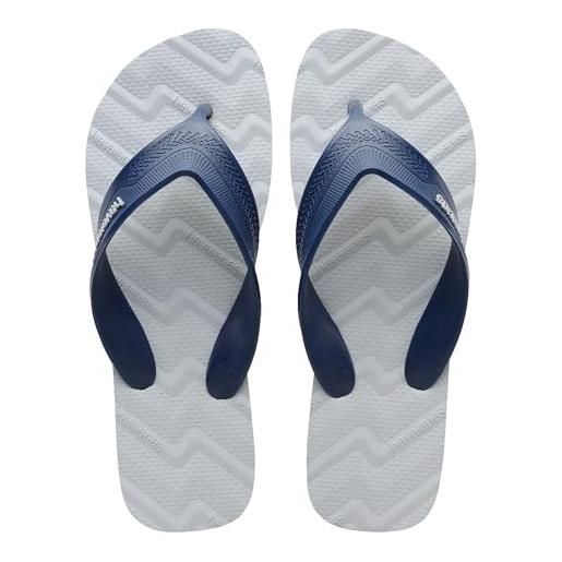 Havaianas - track waves, infradito comode, sicure e durevoli con cinghie larghe e arrotondate e suola anatomica, uomo