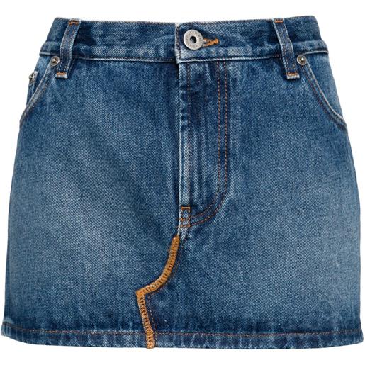 Jean Paul Gaultier gonna haute jeanerie - blu