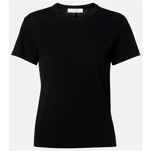 The Row t-shirt jovita in cotone, cashmere e seta
