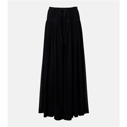 The Row pantaloni a gamba larga in mussola di cotone