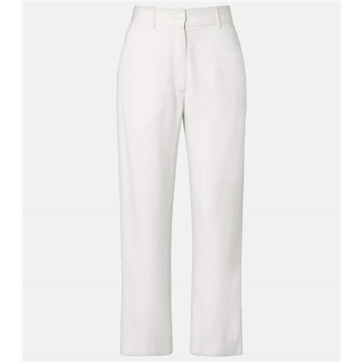 The Row pantaloni cropped in cotone