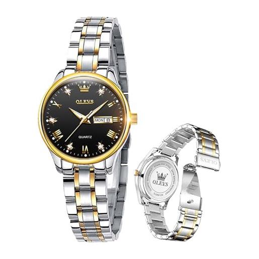 Alienwork IK Orologio Automatico Uomo Donna Argento Bracciale in Cuoio
