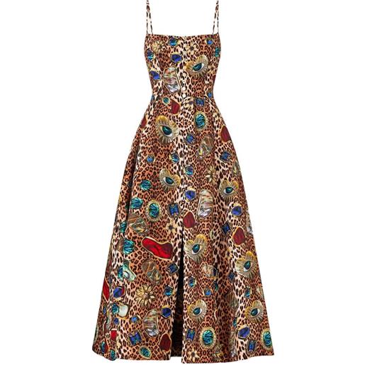 Camilla abito svasato nazar nirvana - marrone