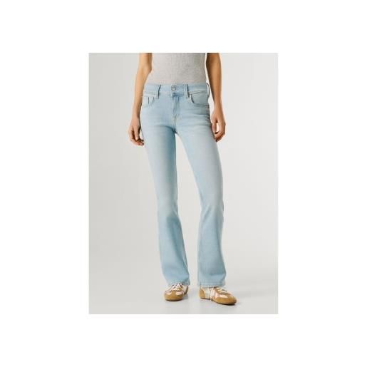 Pepe Jeans per donna. Pl20473662ab jeans a zampa blu pimlico [3318876], casual, cotone, denim