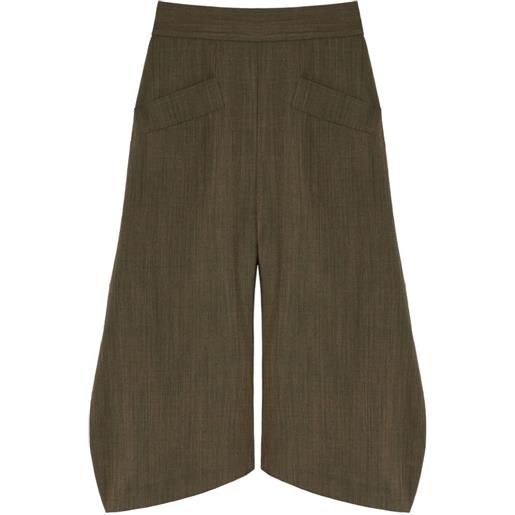 GANNI shorts con tasche - marrone