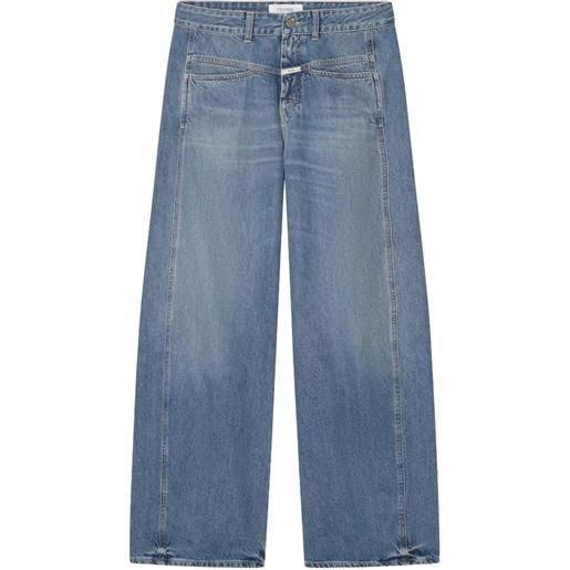 Closed jeans con effetto vissuto - blu