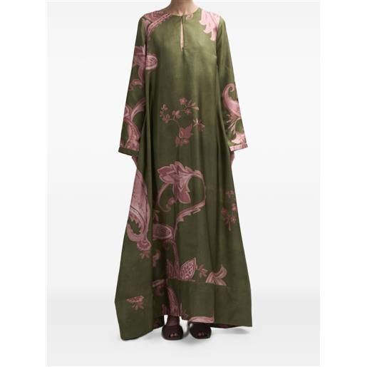 COGO abito a fiori - verde