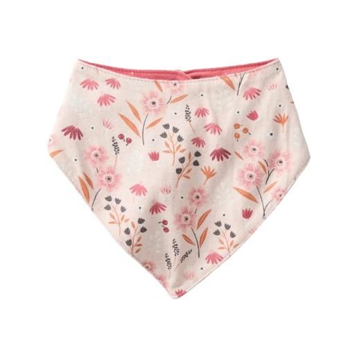 People Wear Organic triangolo sciarpa in cotone bio -col. Rosa fantasia floreale