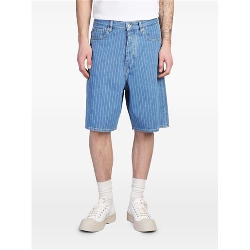 Drôle De Monsieur shorts in cotone - blu
