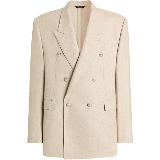 Dolce & Gabbana giacca doppiopetto - toni neutri