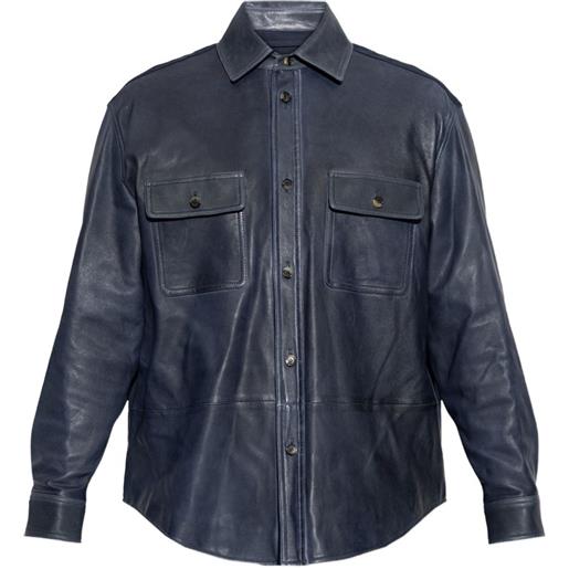 LOEWE giacca hybrid - blu