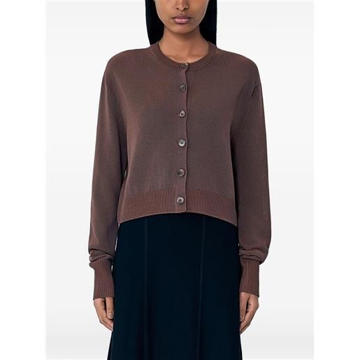 OUR LEGACY cardigan con bottoni - marrone
