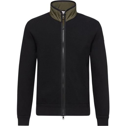 Moncler cardigan con zip - nero