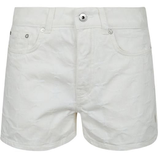 Off-White shorts denim star jacq doll - bianco
