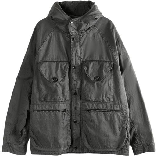C.P. Company giacca panama-r con cappuccio - grigio